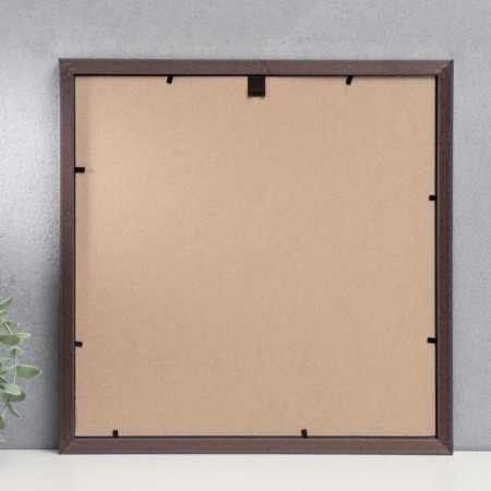 Photo frame plastic 30x30 cm, aged silver (plastic screen)-2