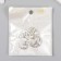 Decor for creativity Metal "Skull in the month" silver 2.7x2.2 cm