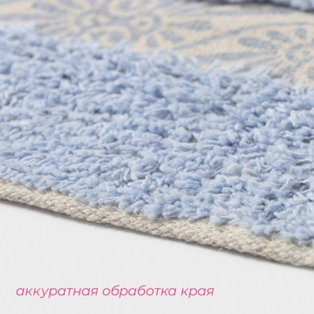 House rug of Venzel, 40 × 60 cm, blue color-2