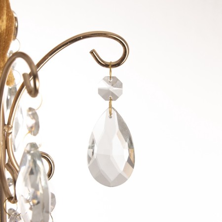 Chandelier "Candy" 5he14 40W gold 64x64x100 cm-9