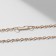 Pendant "Flower" Dream, white-pink color in gold, 40 cm