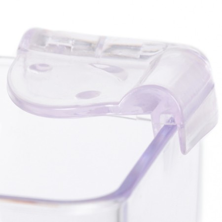 Protective overlays on the corners of the "muzzle", set of 4 pcs., Transparent, crumb I-8