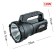 Flight battery flashlight, 10 W, 5000 mAh, LED, 3 modes, 12.5 x 23 x 14 cm