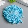 Stamens for flowers "droplets gloss light blue" set 300 pcs length 6 cm