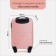 Small suitcase 20 ", lightning department, code castle, pink color