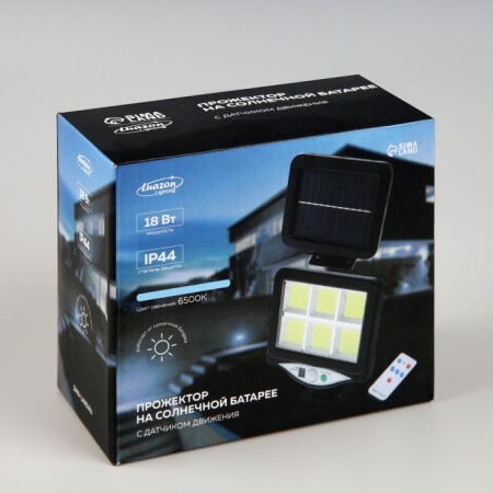 Sunny battery LED 18 watts, remote panel, remote control, 15 × 13 × 7 cm, 6500k-10