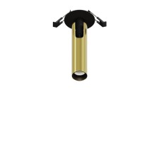 The built-in lamp Technical C141RS-L125-6W4K-BBS, LED, 6 W, 30x30x151 mm, 280 lm, 4000k, black, brass
