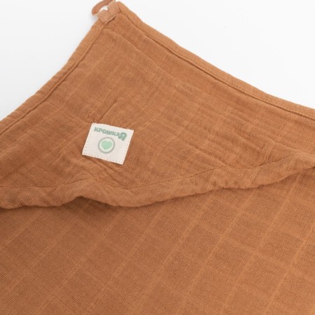 Toward Corner Muslim crumb I, 75x75 cm, cinnamon color, 100% cotton, 3-p, 180 g/m2-6