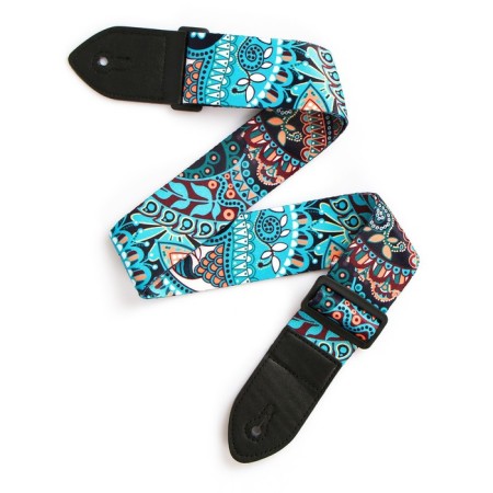 Music Life guitar belt, 60-117x5 cm, patterns-1