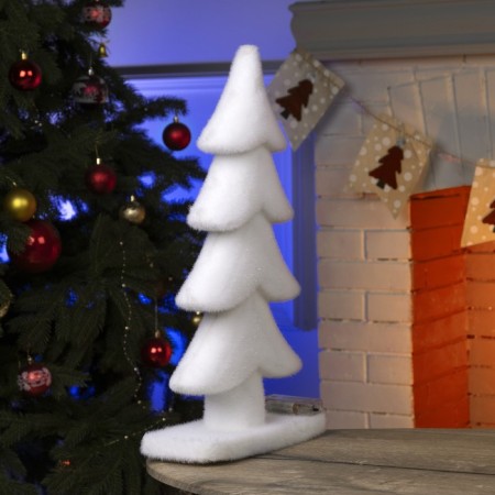 LED figure "Christmas tree" 27 × 52 × 11 cm, phlock, AAX2 batteries (not in the kit), glow warm white-2