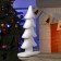LED figure "Christmas tree" 27 × 52 × 11 cm, phlock, AAX2 batteries (not in the kit), glow warm white