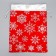 Bag gift plush “joy inside”, snowflakes, embossing, 30 x 40 cm +/- 1.5 cm, New Year