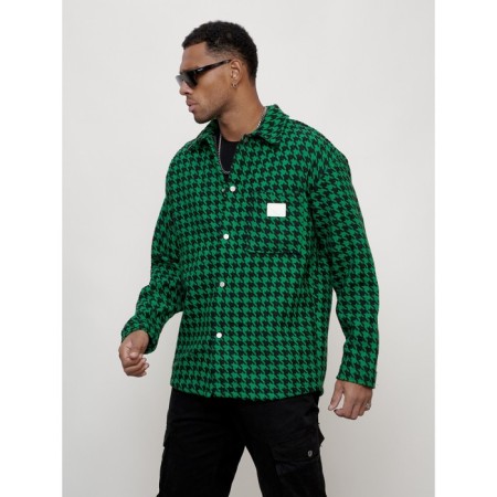 Male windbreaker, size 52, green color-1