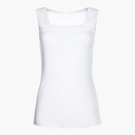 T -shirt female, white color, size 46