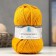 Yarn "Argentinean wool" 100% imported p/t wool 200m/100g (104 yellow)