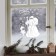 Stickers for the windows "Grandfather Frost", reusable, 33 x 50 cm, new year