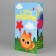 Volumetric postcard "Happy Birthday", cat, 12 x 18 cm