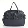 Road bag on lightning, 3 external pockets, a long belt, the color is gray