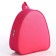 Baby backpack for girls, 23x20.5 cm, lightning department, pink color