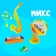 A set of musical instruments "Orchestra", 5 items