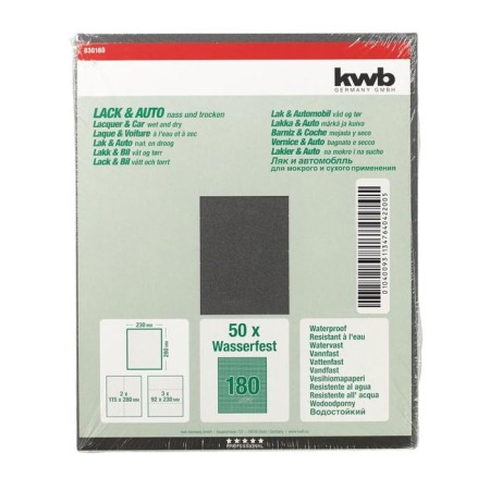 Folder paper KWB, K180, Paper, 230x280 mm, silicon carbide-1