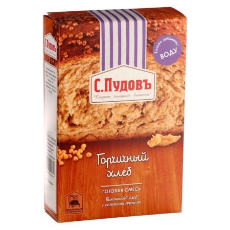 Mustard bread, cardboard retail, 0.5 kg