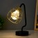 Night "Loft" LED from batteries 3haa black-gold 25x20x10 cm Risalux