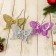 Decor "overflow" a double butterfly, 14x20 cm, mix