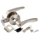 PUNTO 6020 SN-E hinge handle, key/fixer, matte nickel color