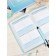 School School A5 80 sheets "Mint Ploste", firm cover of artificial leather, foil embroidery, lies, reference material, block 70 g/m2