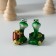 Polystone souvenir "Snake with New Year's mood" MIX 3x2x4 cm