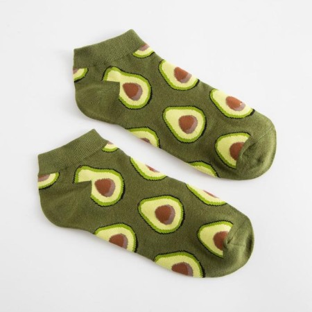 Socks shortened minku "avocado", size 36-41 (23-27 cm)