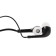 Headphones Oxion HS230BK, vacuum, microphone, 100 dB, 16 Ohm, 3.5 mm, 1 m, black