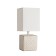 Fiori table lamp, 1x40W E14, white color