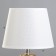 Alena desktop lamp E14 40W White-Zoloto 23x23x35 cm Risalux