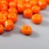 Round beads 6/0 "Orange" 20 g