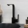 Kitchen mixer Wasserkraft ABENS 2007, single -leaf, pour length 155 mm, black