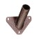 Flagste-bracket, mount for a flag, street, wall-mounted D-2.7 cm