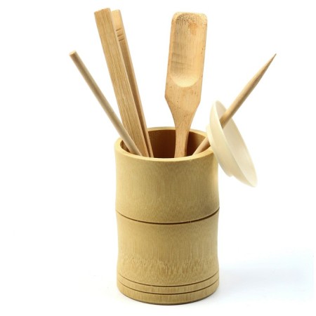 Tools for the tea ceremony: funnel, needle, shoulder blade, spraying wand, forceps-2