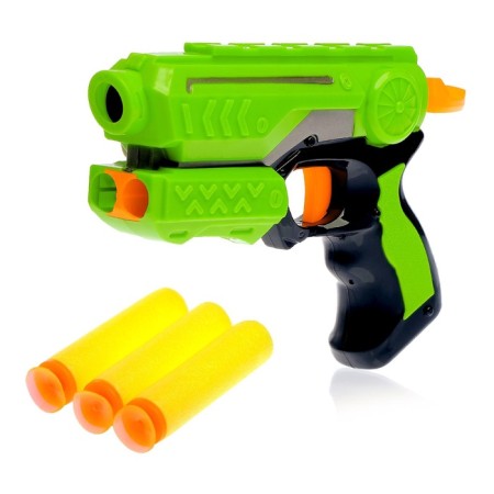 Pistol "Night shooter", shoots with soft bullets, Mix color-8
