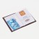 Passport cover, brown color