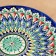 Largan Rishtan ceramics "Patterns", 28 cm, blue