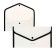 Folder-convert on a 260 x 140mm button (Travel), 550 μm, Erichkrause "Diamond Total White", sheathed, embossing, opaque, white