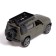 Metal car "Citicar", inertial, 1:32, doors open, light and sound effects, khaki color