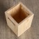Steel stand from pine, 10 × 10 × 15 cm