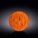 Round plate Wilmax England Scratch, D = 20.5 cm, Orange color