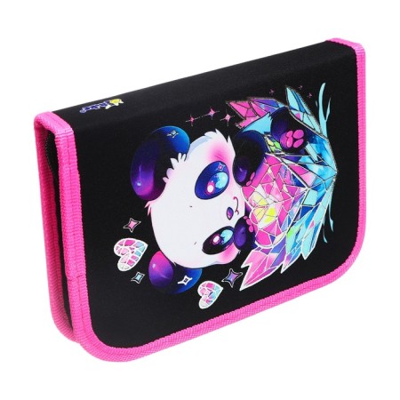 Penal 1 section 130 x 190 x 30 mm, with a folding bar, PCT 07-22-19 "Panda in hearts" laminated cardboard-2