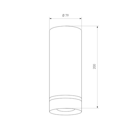 Lamp ceiling Elektrostandard, Topper LED 12 W, 79x79x200 mm, IP20, white matte color-4