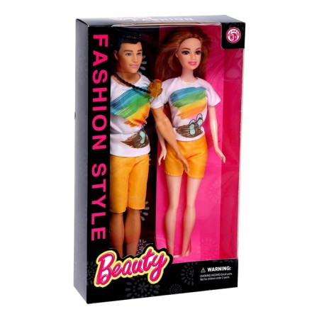 Set of dolls "Tourists" with accessories-2
