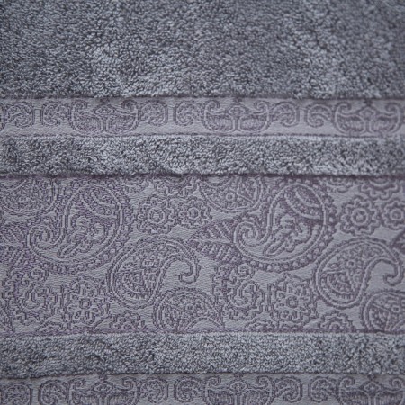 Terry Bodding towel 70x140 +/- 2cm, gray, cotton 100%, 430 g/m2-2